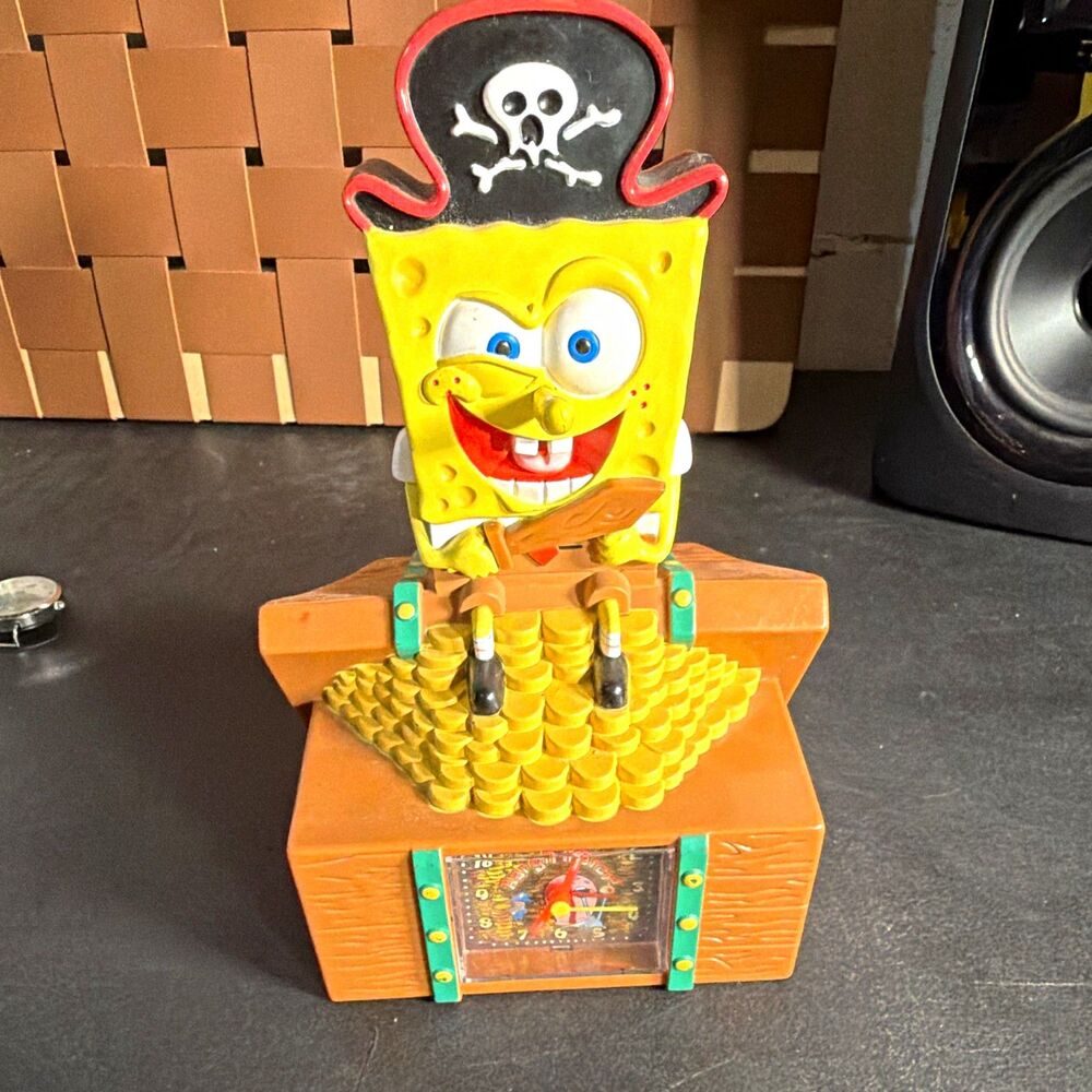 Nickelodeon SpongeBob SquarePants Pirate Analog Alarm Clock, 2011